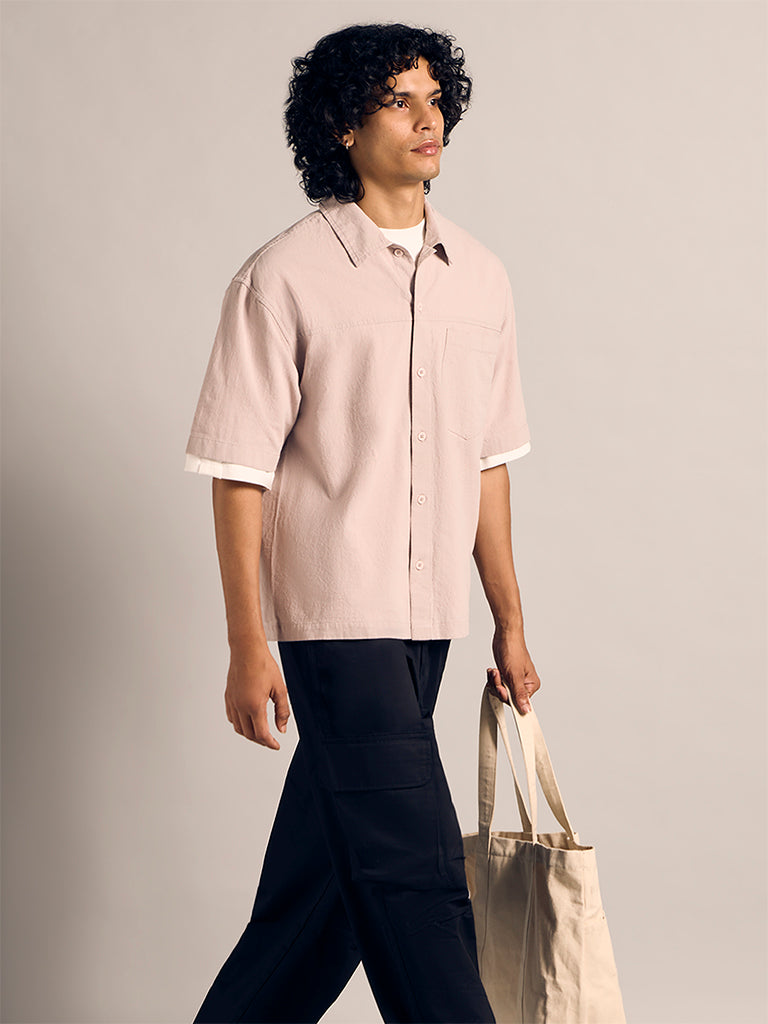 Regular-Fit Textured Shirt