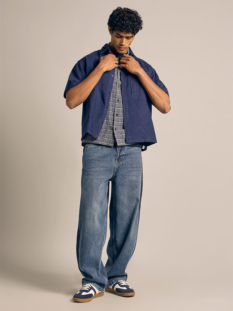 Boxy-Fit Corduroy Shirt