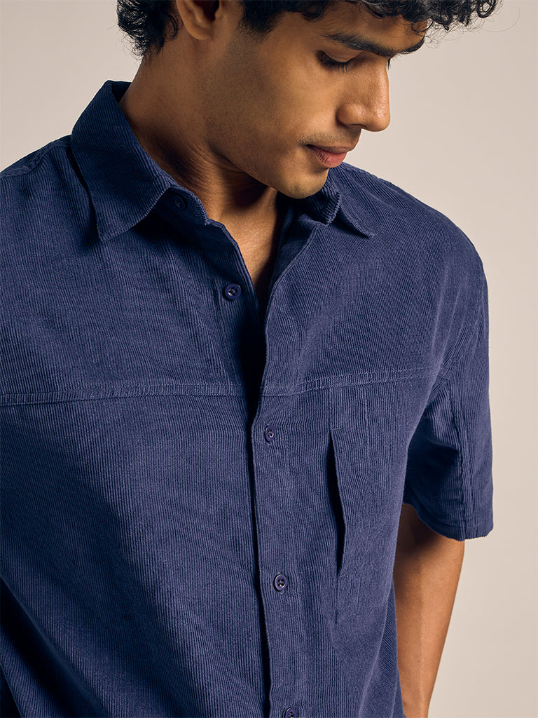 Boxy-Fit Corduroy Shirt