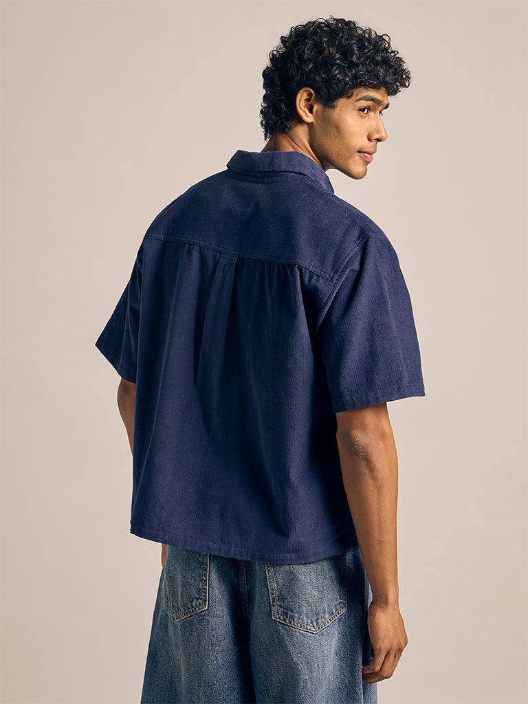 Boxy-Fit Corduroy Shirt