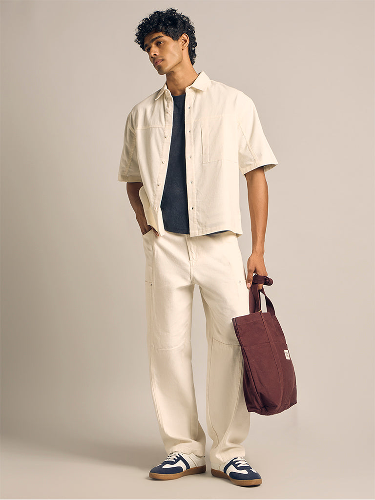 Boxy-Fit Corduroy Shirt