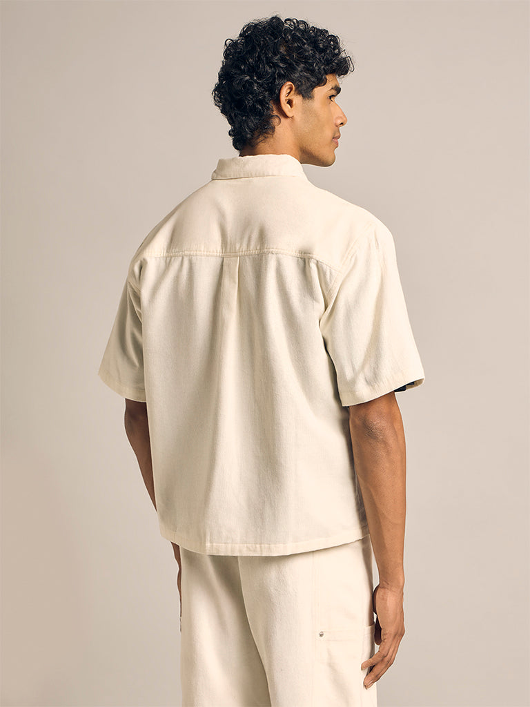 Boxy-Fit Corduroy Shirt