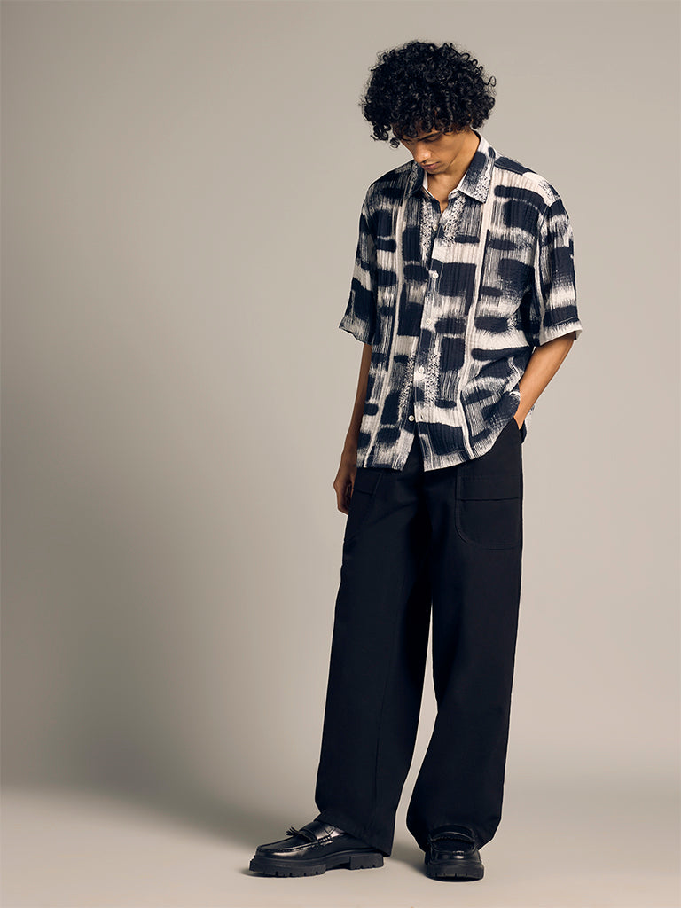 Printed Boxy-Fit Shirt