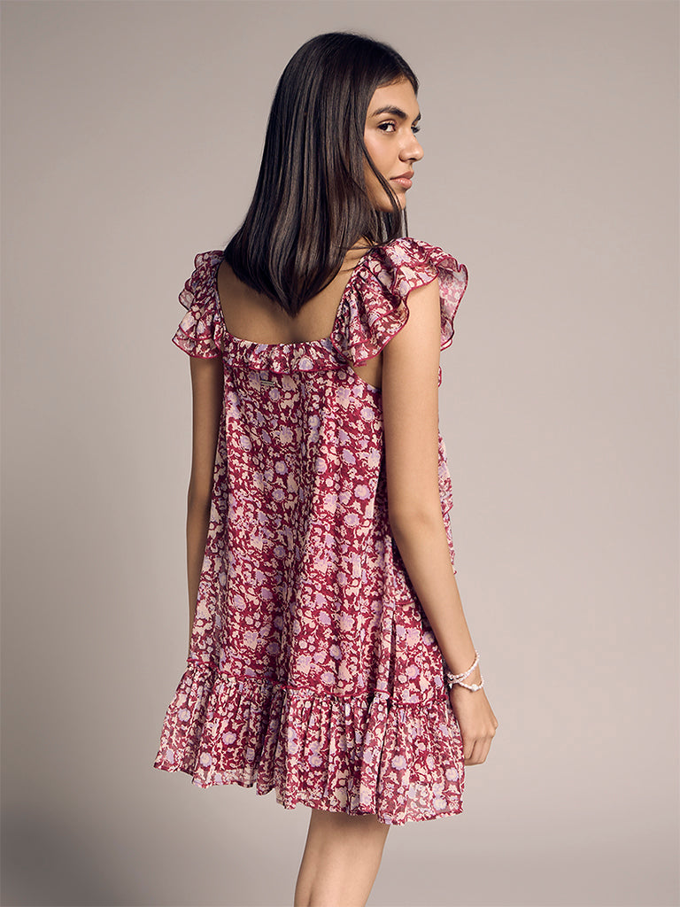 Printed Mini Dress