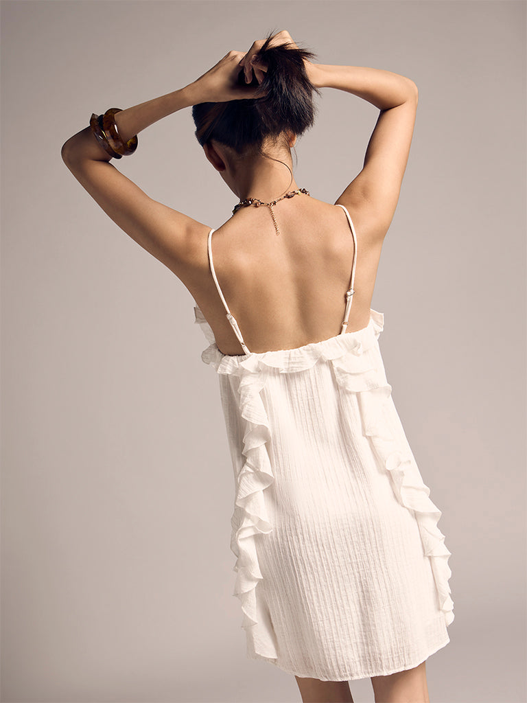 Mini Ruffled Dress