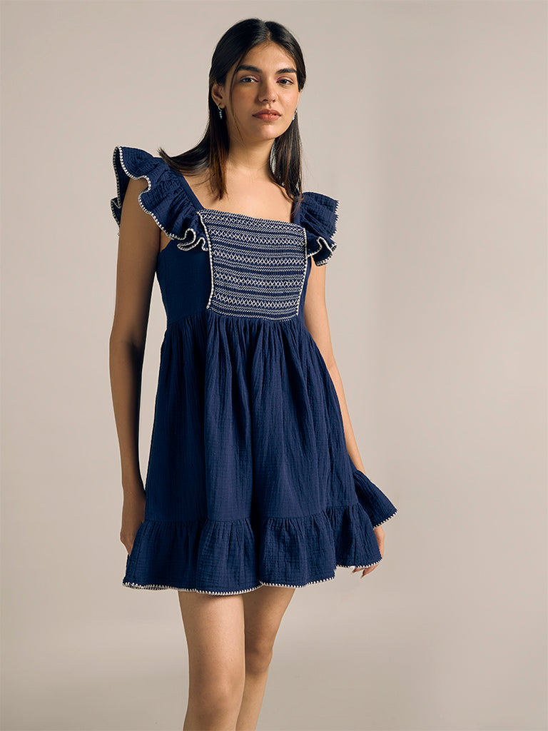 Mini Embroidered Dress