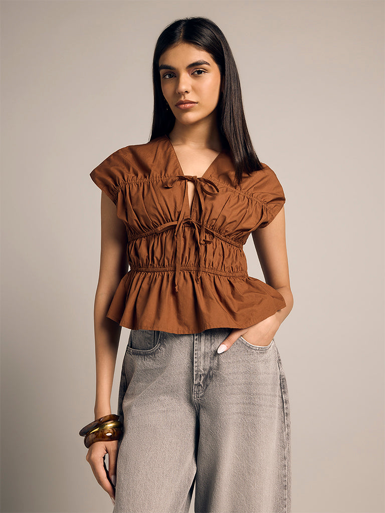 Fitted Smocked Top