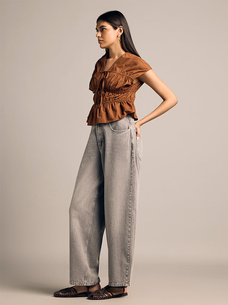 Fitted Smocked Top