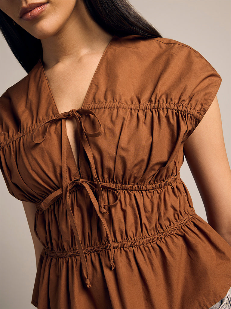 Fitted Smocked Top