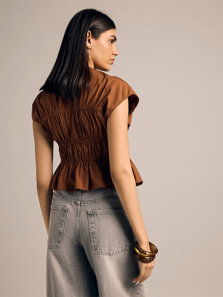 Fitted Smocked Top