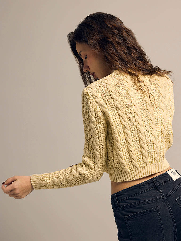 Cable-Knit Sweater