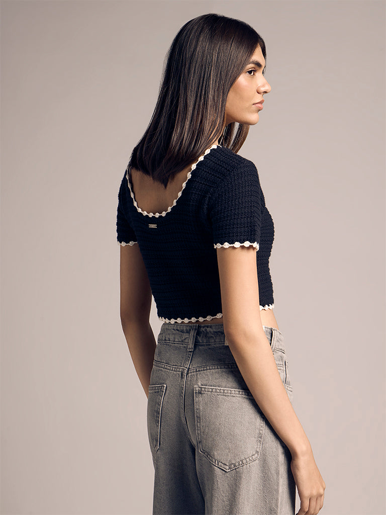 Knitted Crop Top