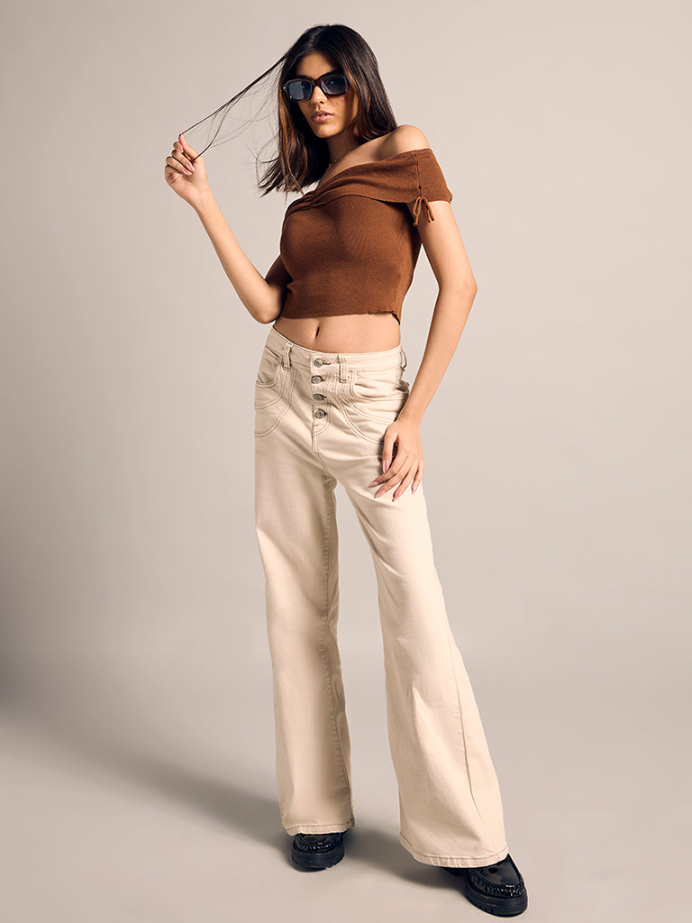 Retro Wide-Leg Jeans