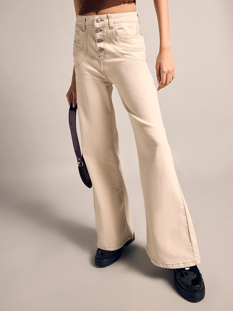 Retro Wide-Leg Jeans