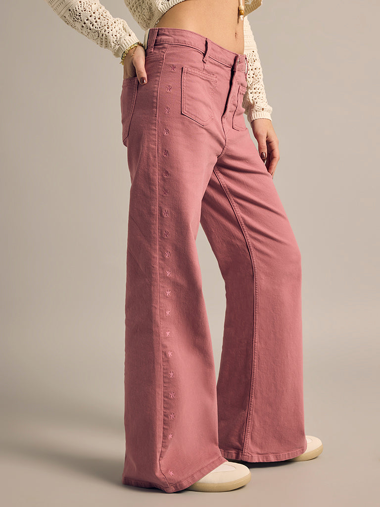 Retro Wide-Leg Jeans