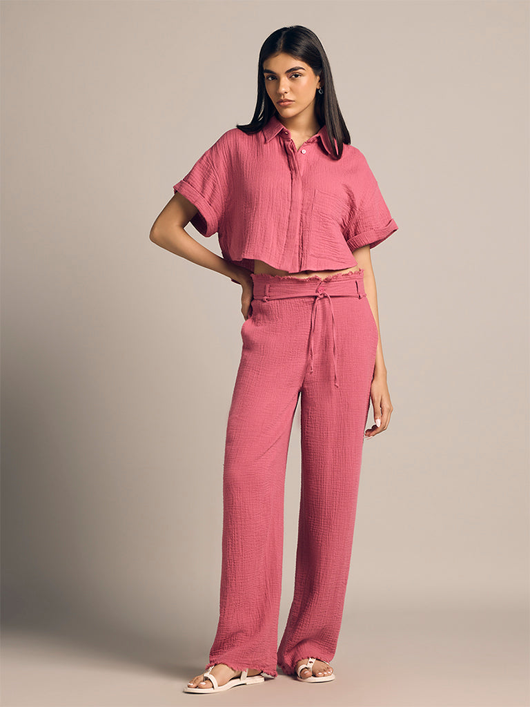 Straight-Fit Pants