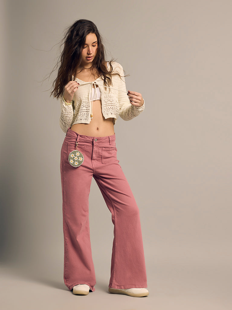 Knit-Textured Cardigan