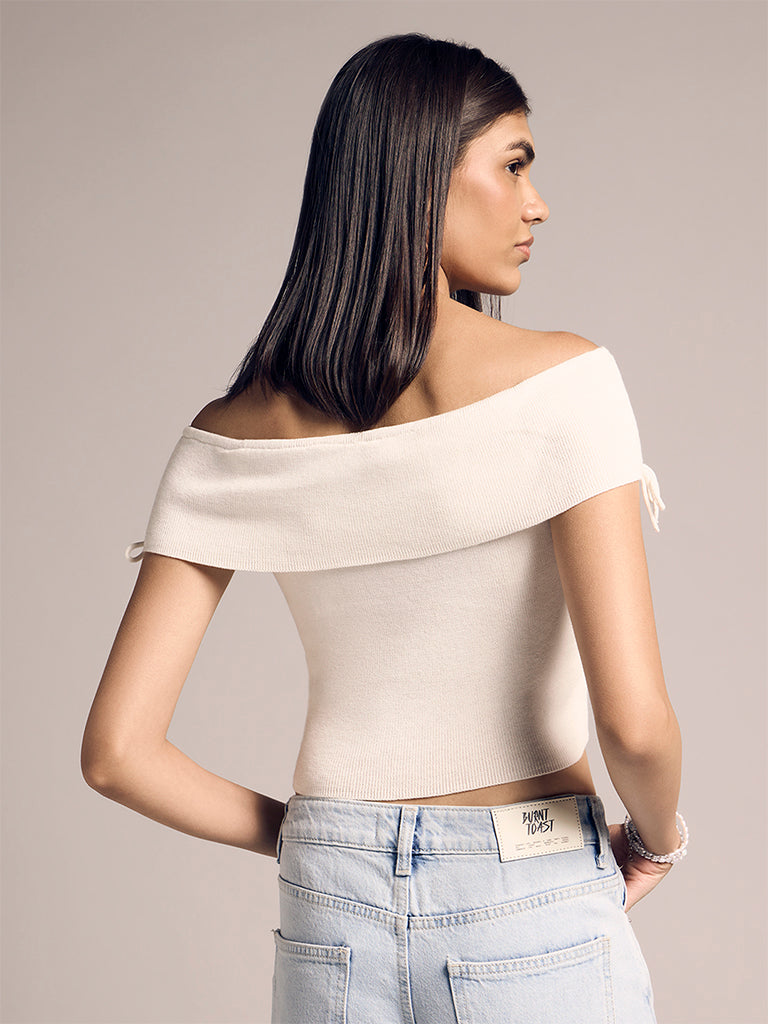 Fitted Off-Shoulder Top
