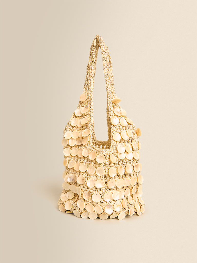 Beaded Tote Bag