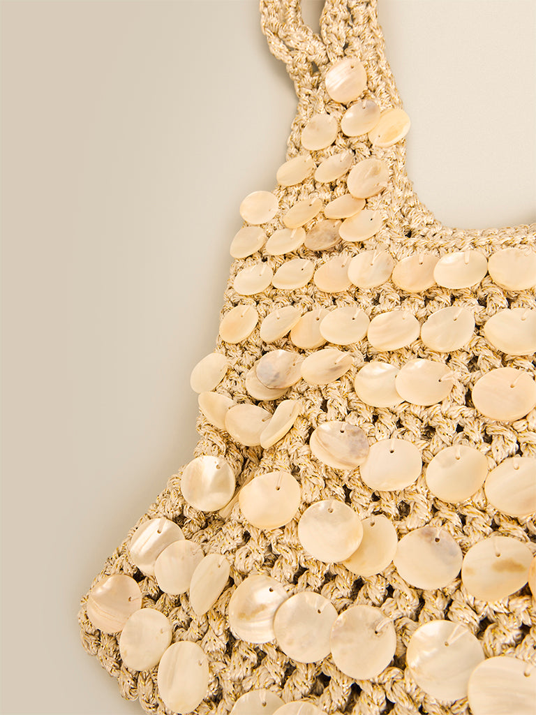 Beaded Tote Bag