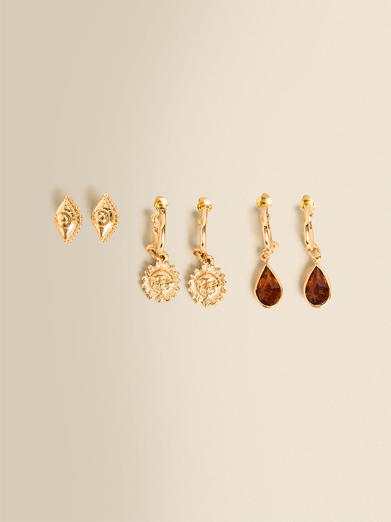 Assorted Earrings (Pack of 3)