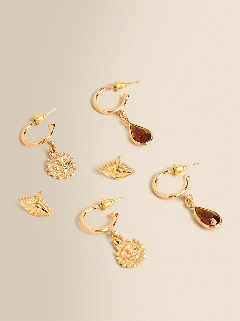 Assorted Earrings (Pack of 3)