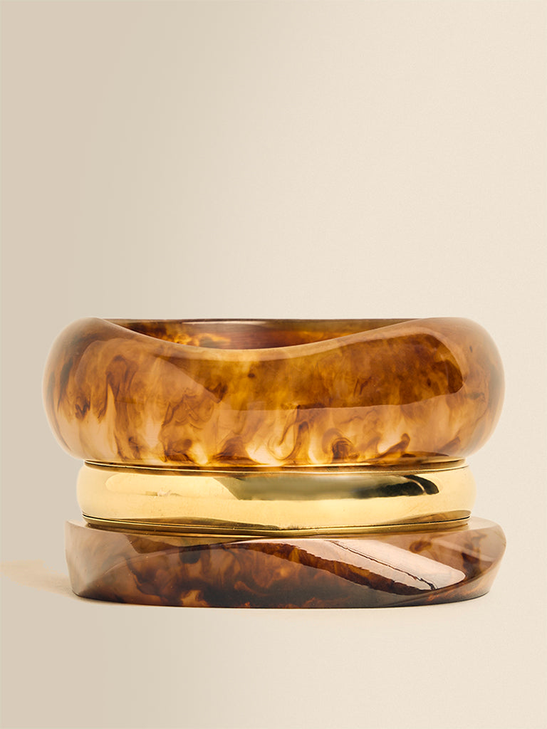 Resin Bangles (Pack of 3)