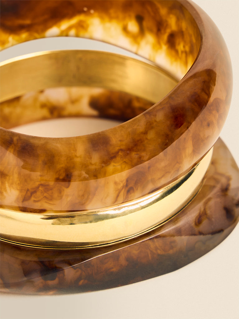 Resin Bangles (Pack of 3)