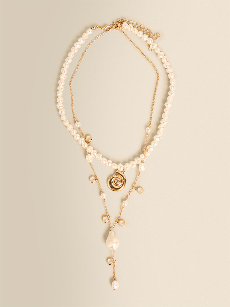 Pearl Necklace with Pendant