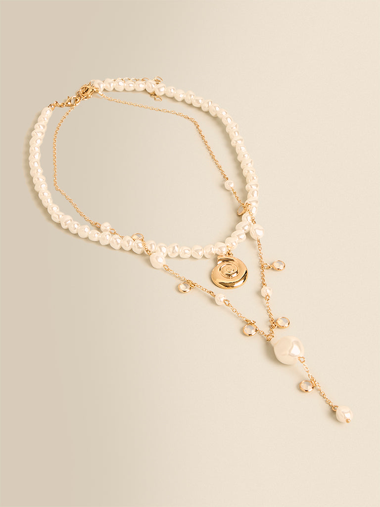 Pearl Necklace with Pendant