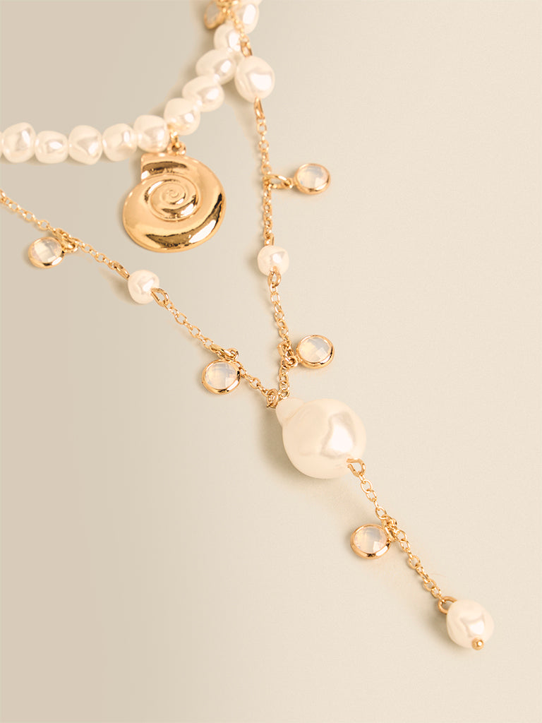 Pearl Necklace with Pendant