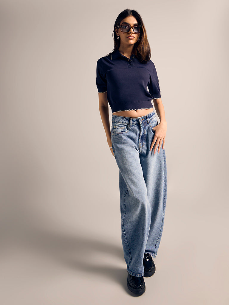 Balloon-Fit Jeans
