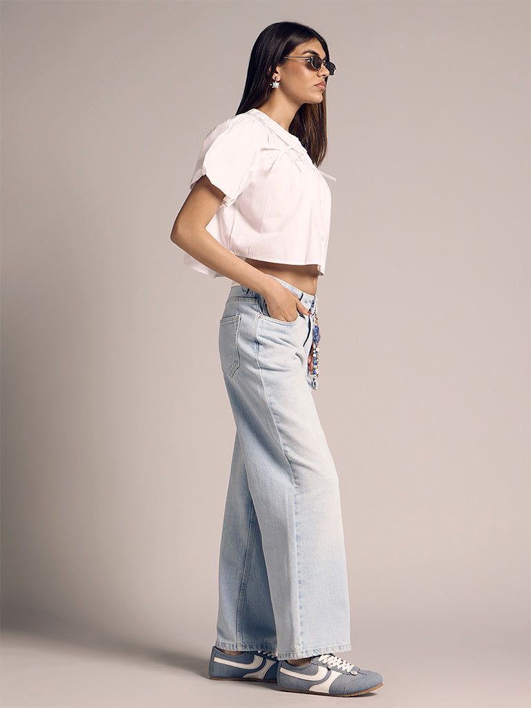 Wide-Leg Jeans