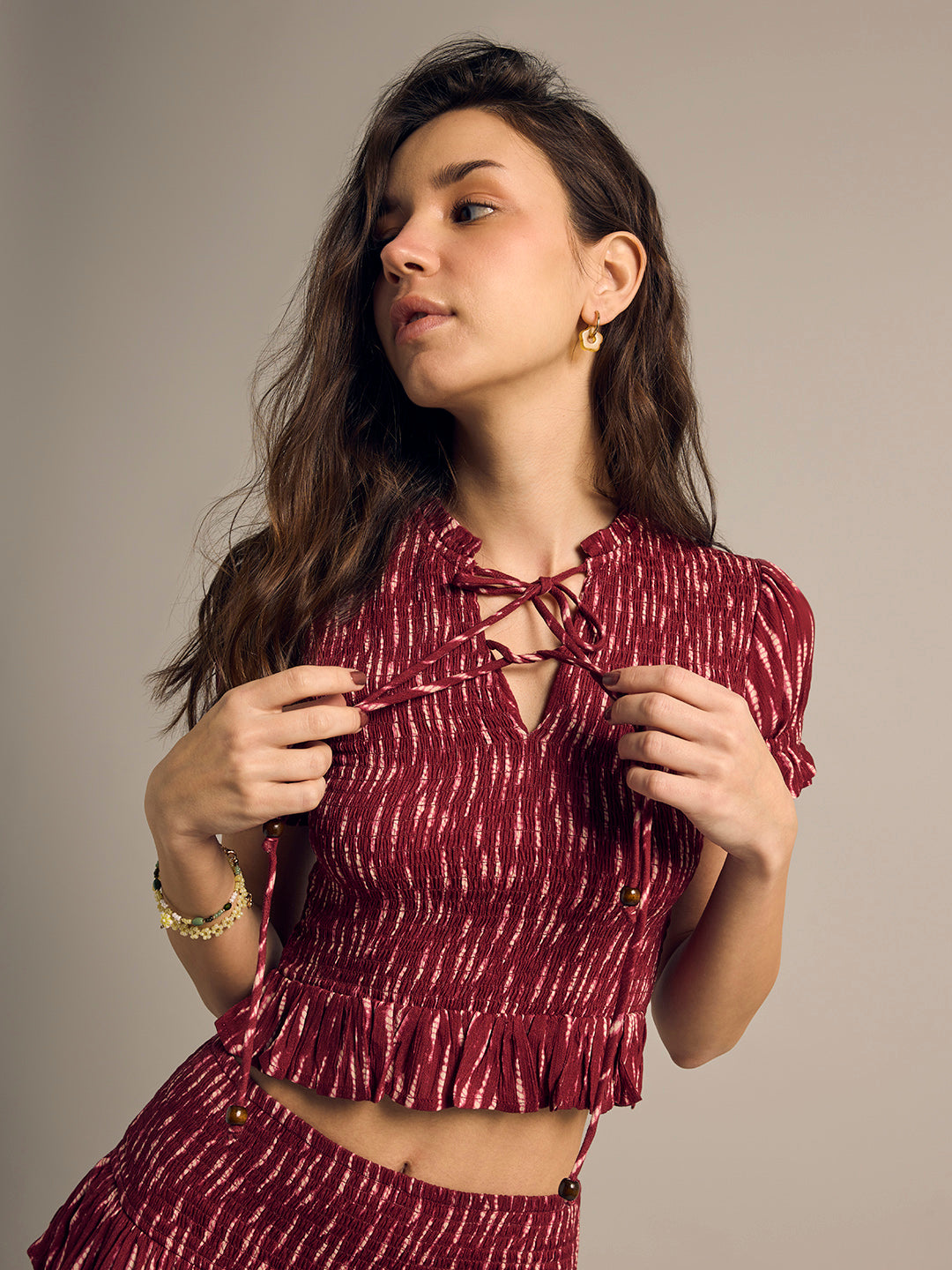Printed Crop Top
