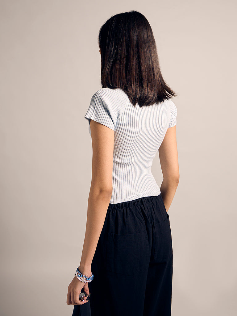 Fitted Ribbed Top