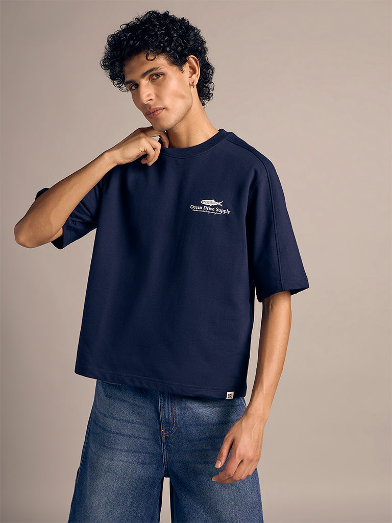 Boxy-Fit Printed T-Shirt