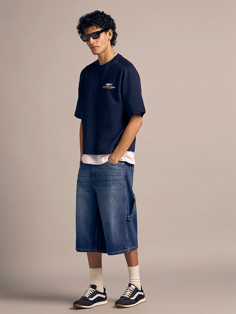 Boxy-Fit Printed T-Shirt