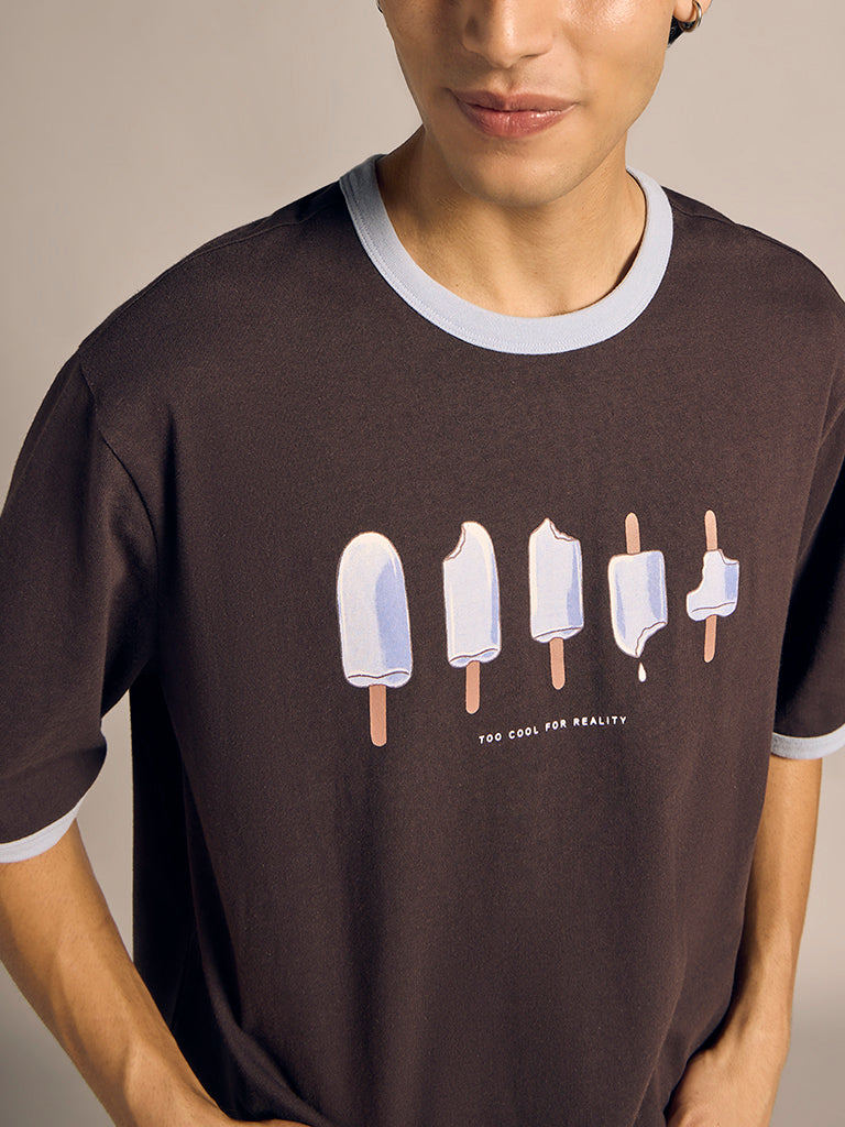 Boxy-Fit Printed T-Shirt