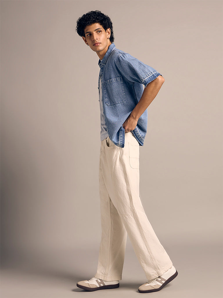 Relaxed-Fit Denim Shirt