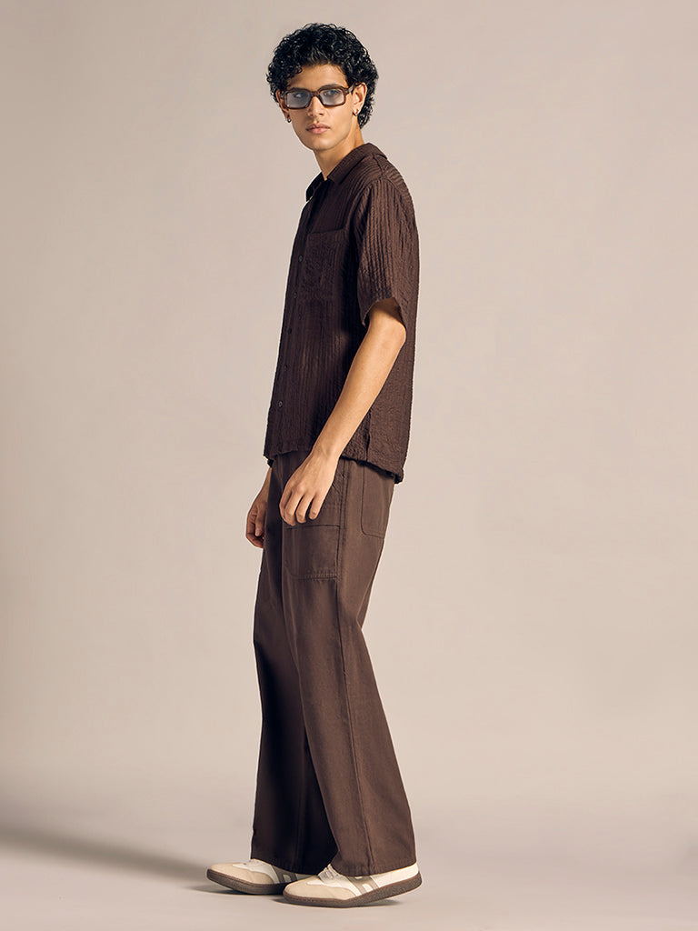 Relaxed-Fit Textured Shirt