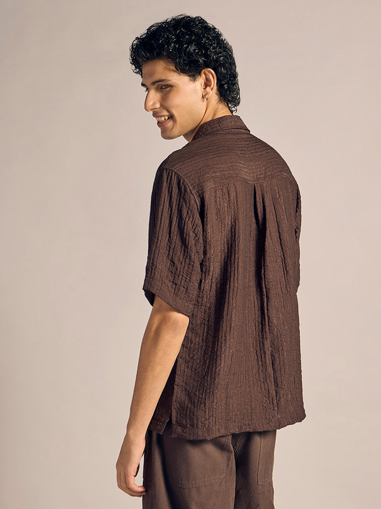 Relaxed-Fit Textured Shirt