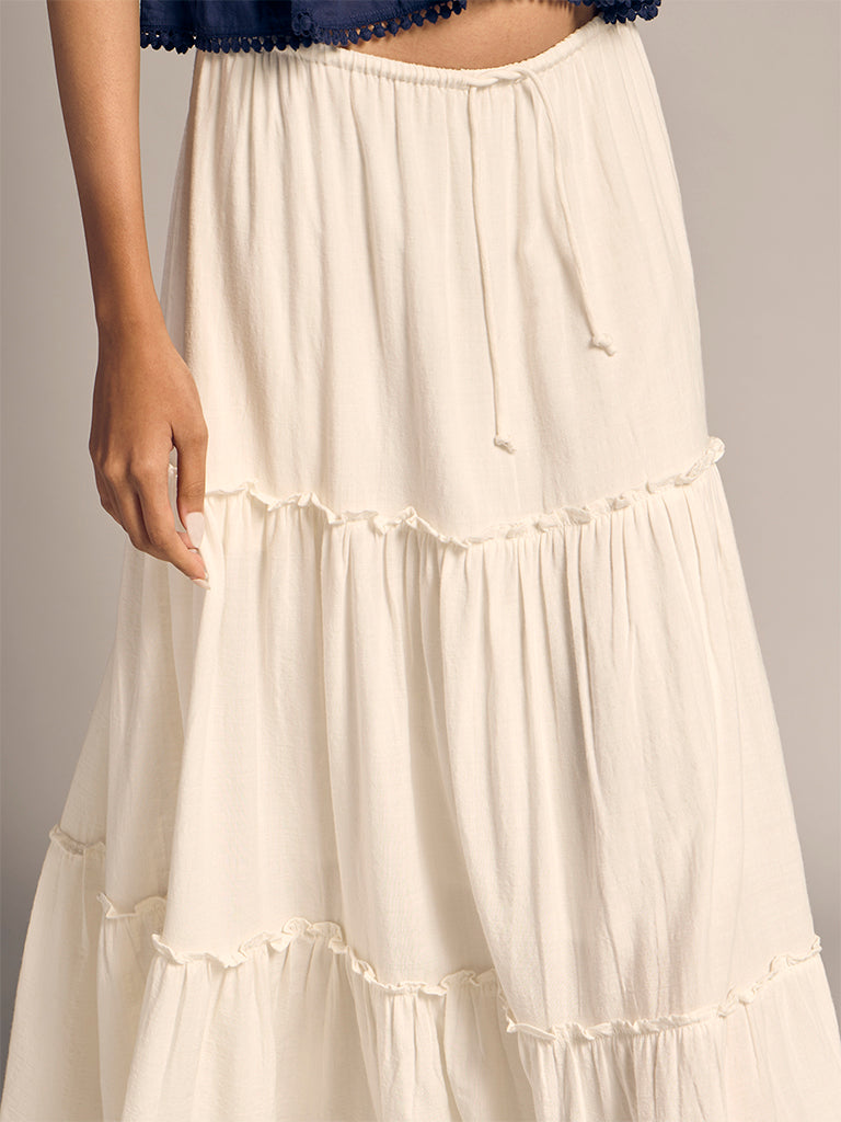 Tiered Maxi Skirt