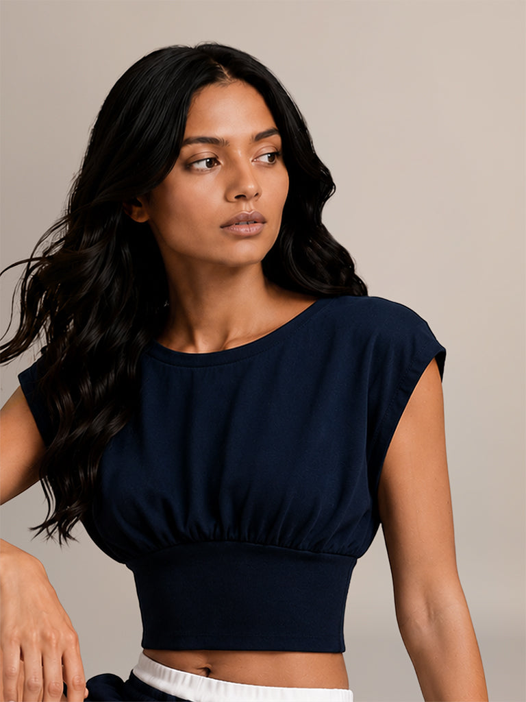 Loose-Fit Solid Top