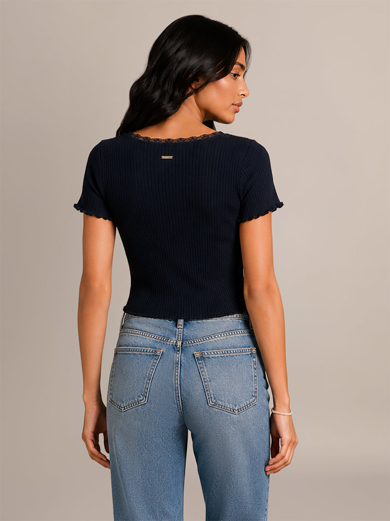 Fitted Ribbed Top