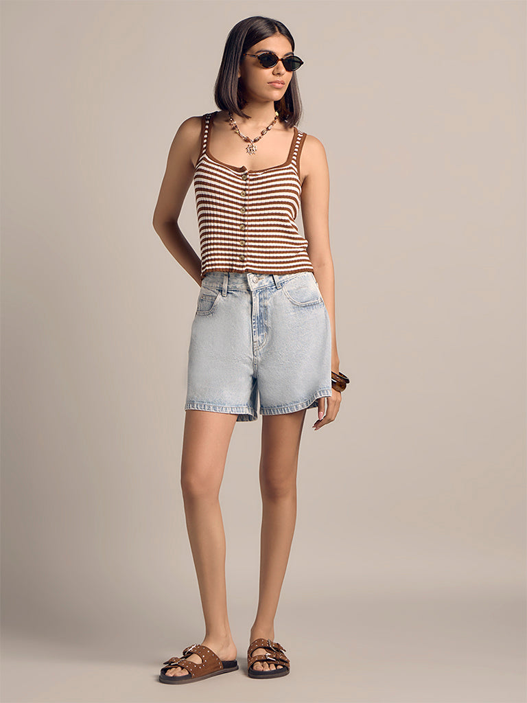 Fitted Striped Top