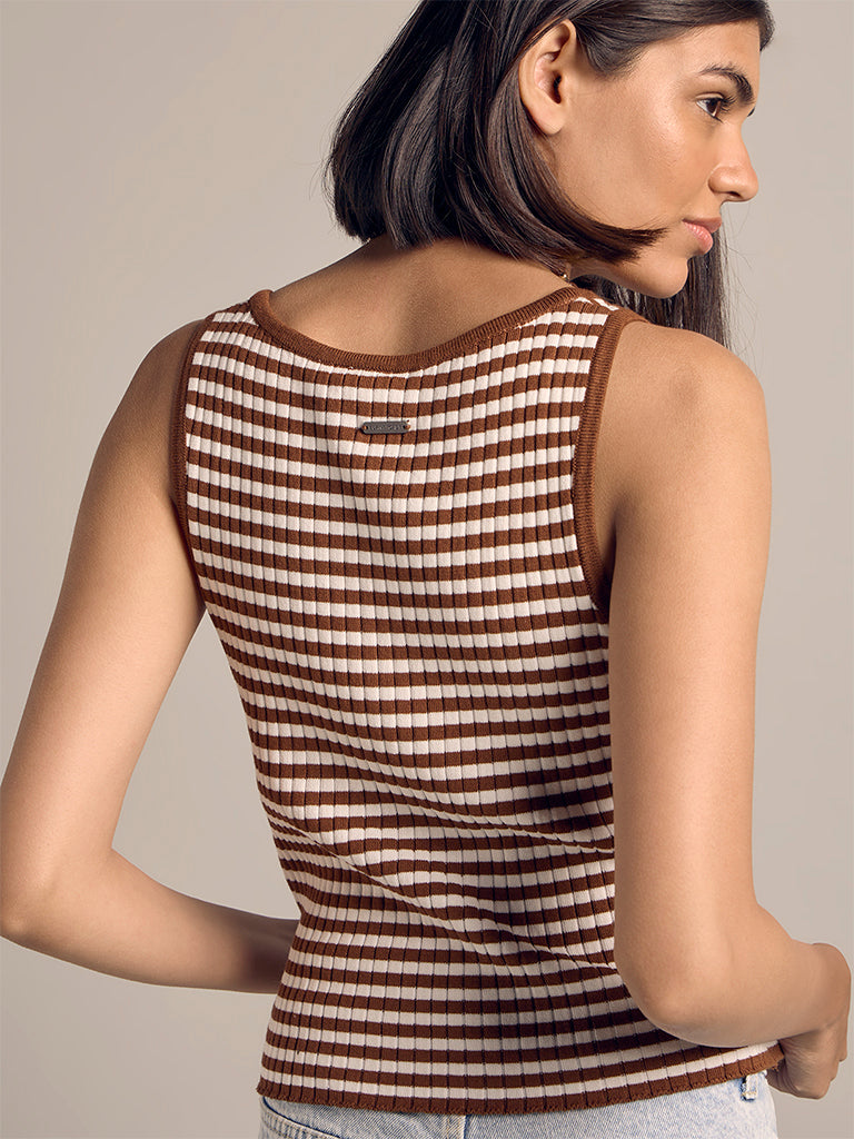 Fitted Striped Top