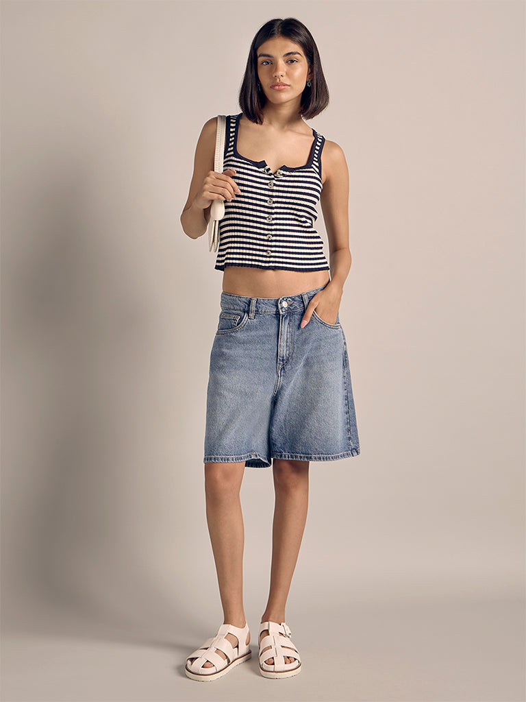 Fitted Striped Top