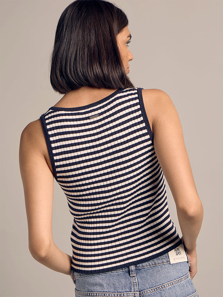 Fitted Striped Top