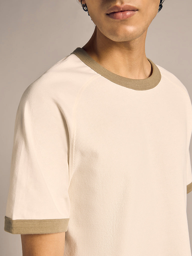 Regular-Fit Waffle T-Shirt
