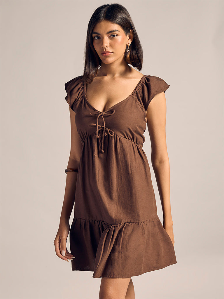 Mini Solid Dress